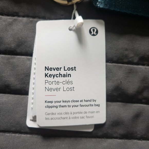 NWT Never Lost Keychain - Warp Teal/Gold/Bone - Picture 3 of 4